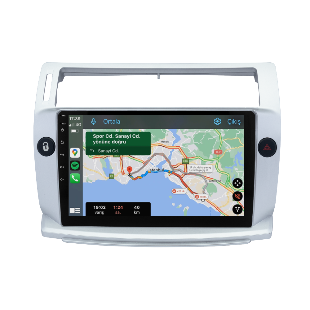 Citroen C4 Android Multimedya Sistemi (2005-2011) CRV-4072XR