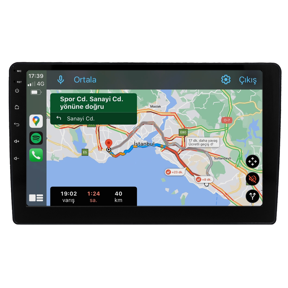 Citroen C5 Android Multimedya Sistemi (2009-2015) CRV-4074XR