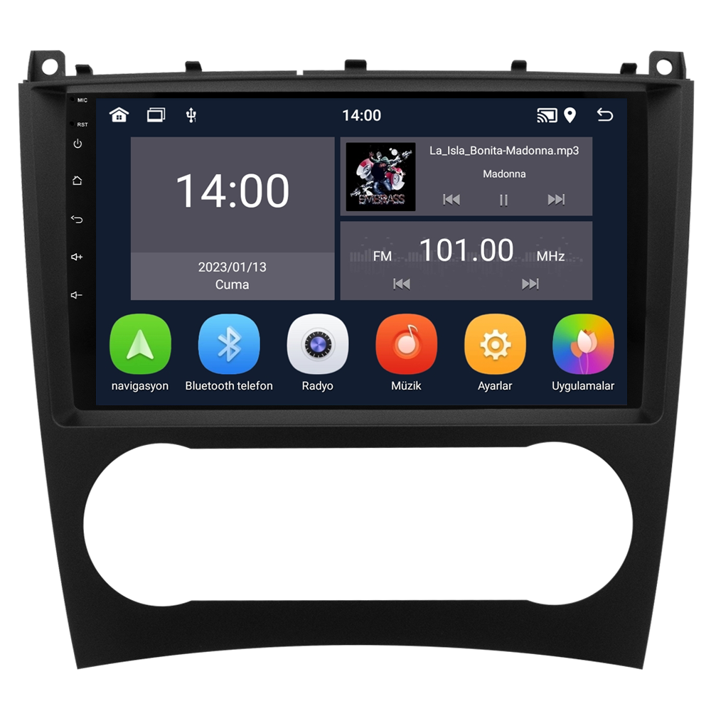 Mercedes C Serisi W203 Android Multimedya Sistemi (2005-2007)