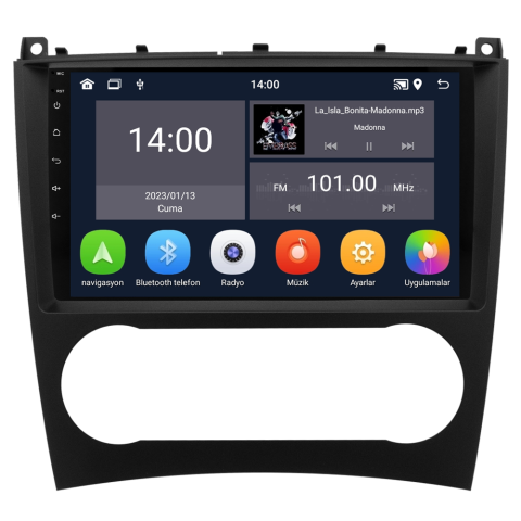 Mercedes C Serisi W203 Android Multimedya Sistemi (2005-2007)