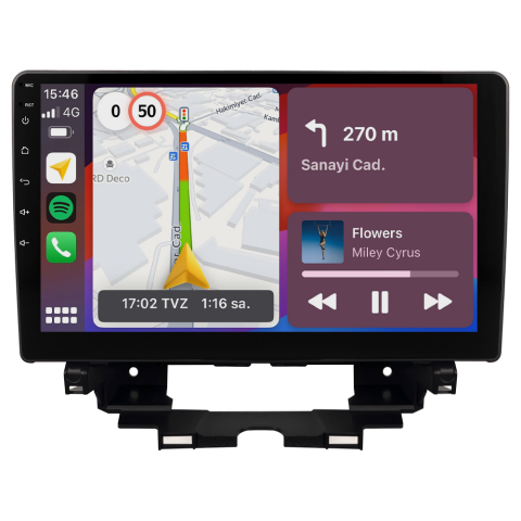 Renault Kangoo Android Multimedya Sistemi (2024-2025) CRV4900XP