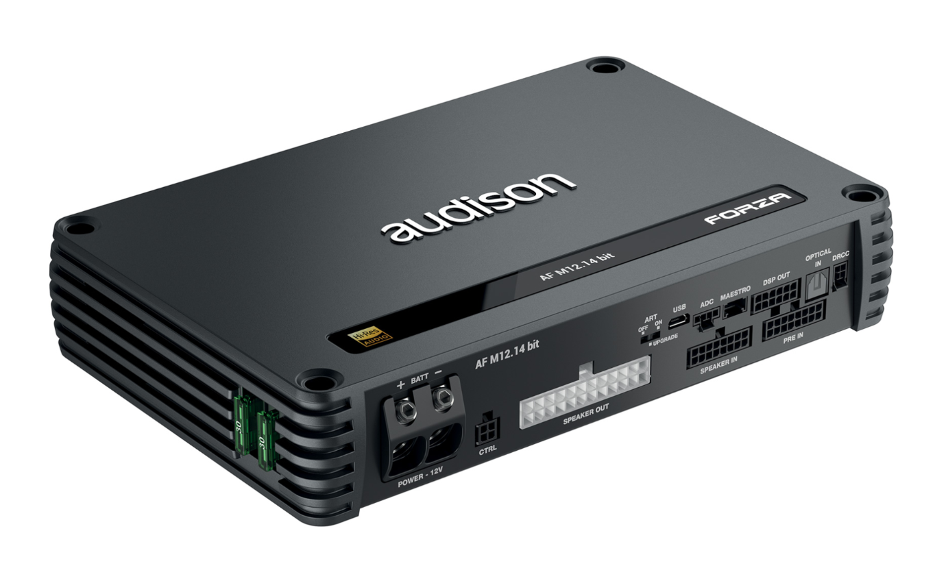 Audison AF-M12.14 BİT 12 Kanal İşlemcili Amfilikatör