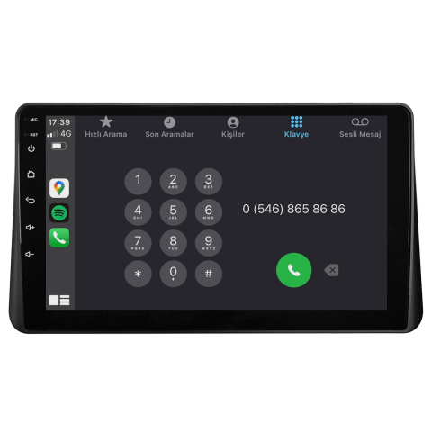 Ford Courier Android Multimedya Sistemi (2013-2024) CRV-4112XR