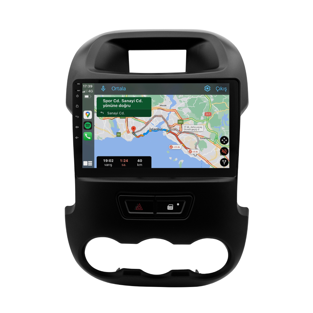 Ford Ranger Android Multimedya Sistemi (2012-2015) CRV-4120XR