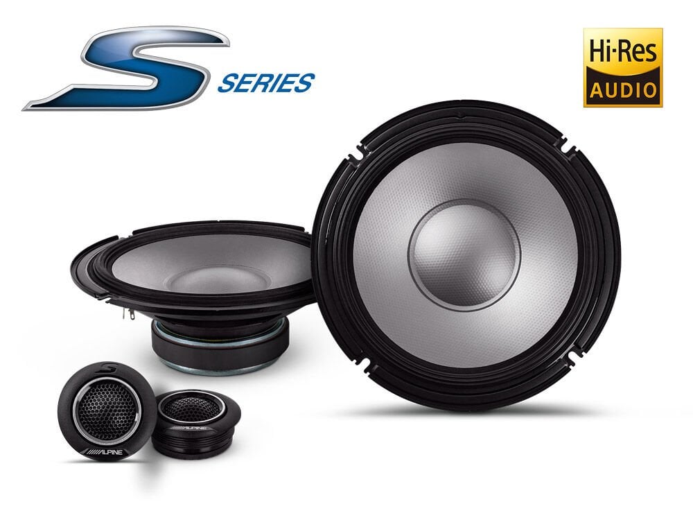 Alpine S2‑S80C S-Serisi Komponent Hoparlör Takımı (20cm)