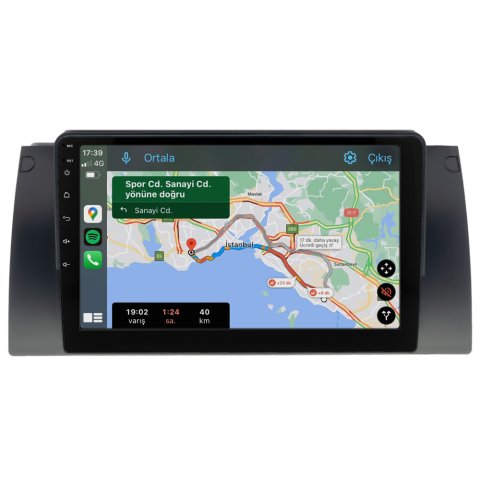 BMW 5 Serisi E39 Android Multimedya Sistemi (1996-2004)