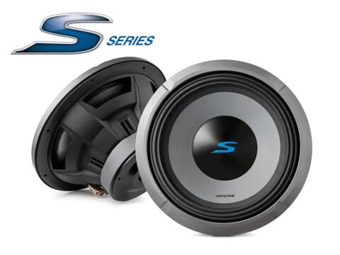 Alpine S2-W12D4 S-Serisi Çift 4 Ohm Subwoofer (30cm)