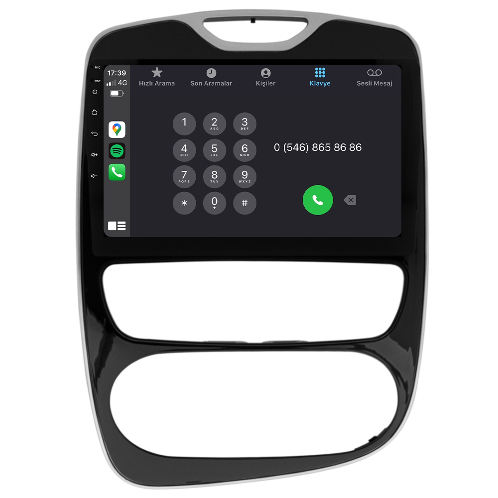 Renault Clio 4 Android Multimedya Sistemi (2017-2020)