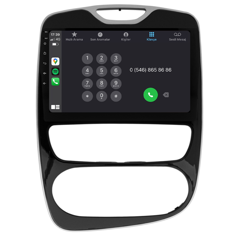 Renault Clio 4 Android Multimedya Sistemi (2017-2020)