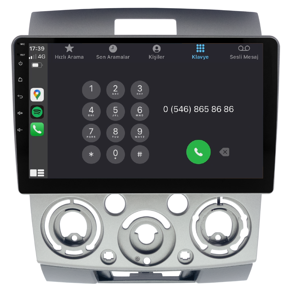 Ford Ranger Android Multimedya Sistemi (2009-2011) CRV-4128XR