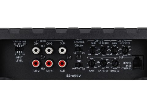 Alpine S2-A55V S-Serisi 5 Kanallı Güç Amplifikatör