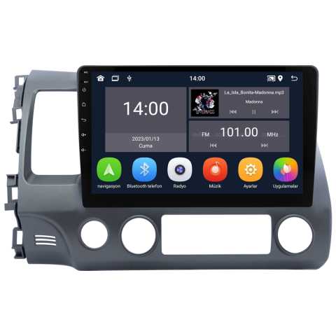 Honda Civic FD6 Android Multimedya Sistemi (2007-2012)