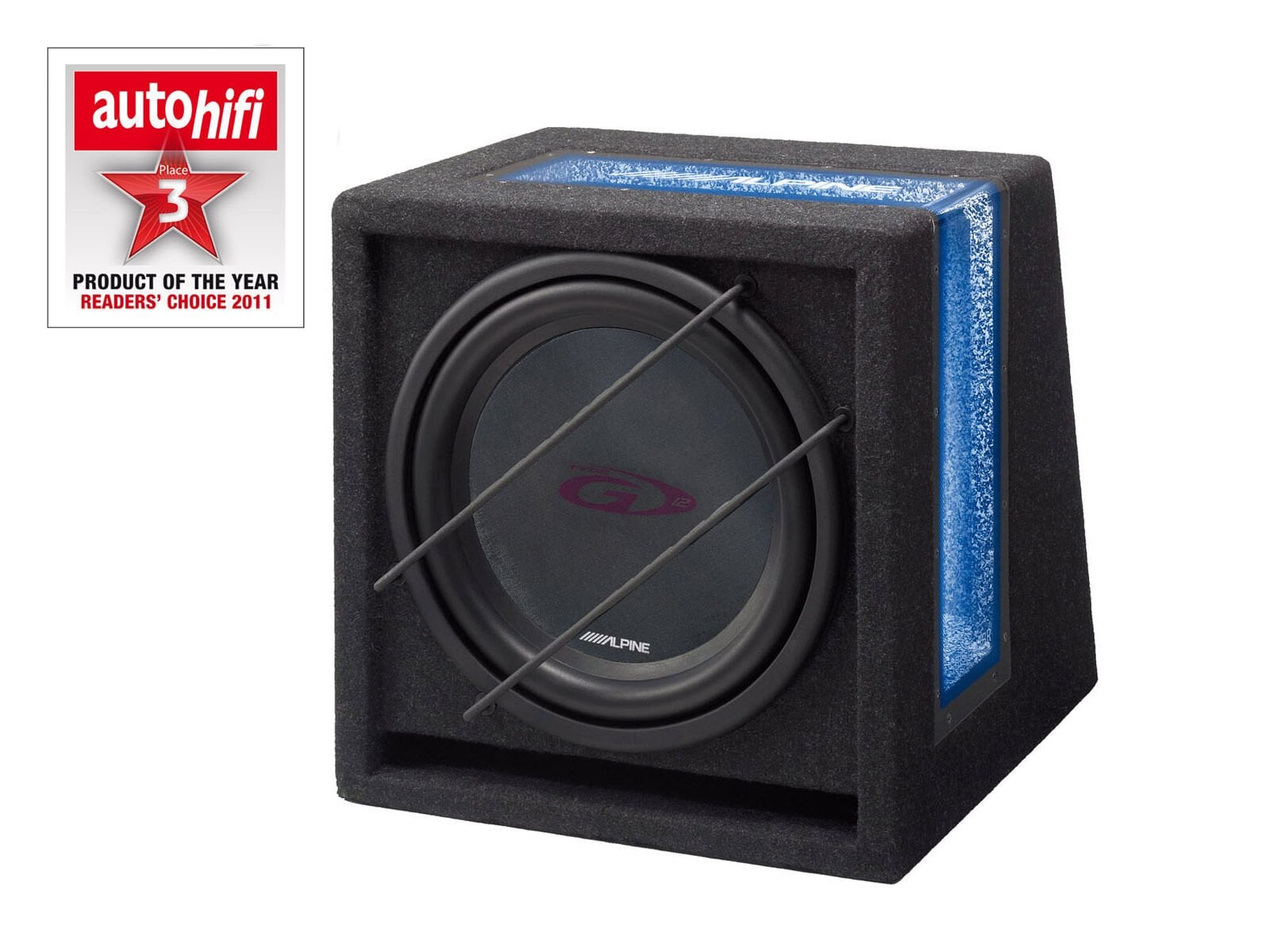 Alpine SBG-844BR Type-G Bass Reflex Kutulu Subwoofer (20cm)