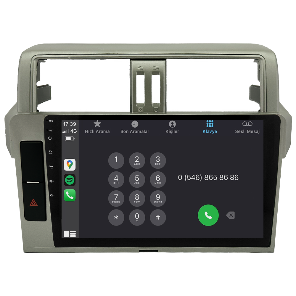 Toyota Prado Android Multimedya Sistemi (2014-2019) CRV-4555X