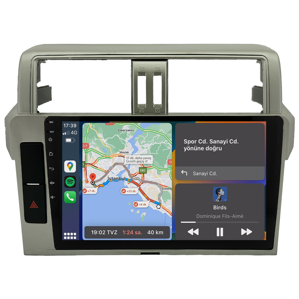 Toyota Prado Android Multimedya Sistemi (2014-2019) CRV-4555XDA