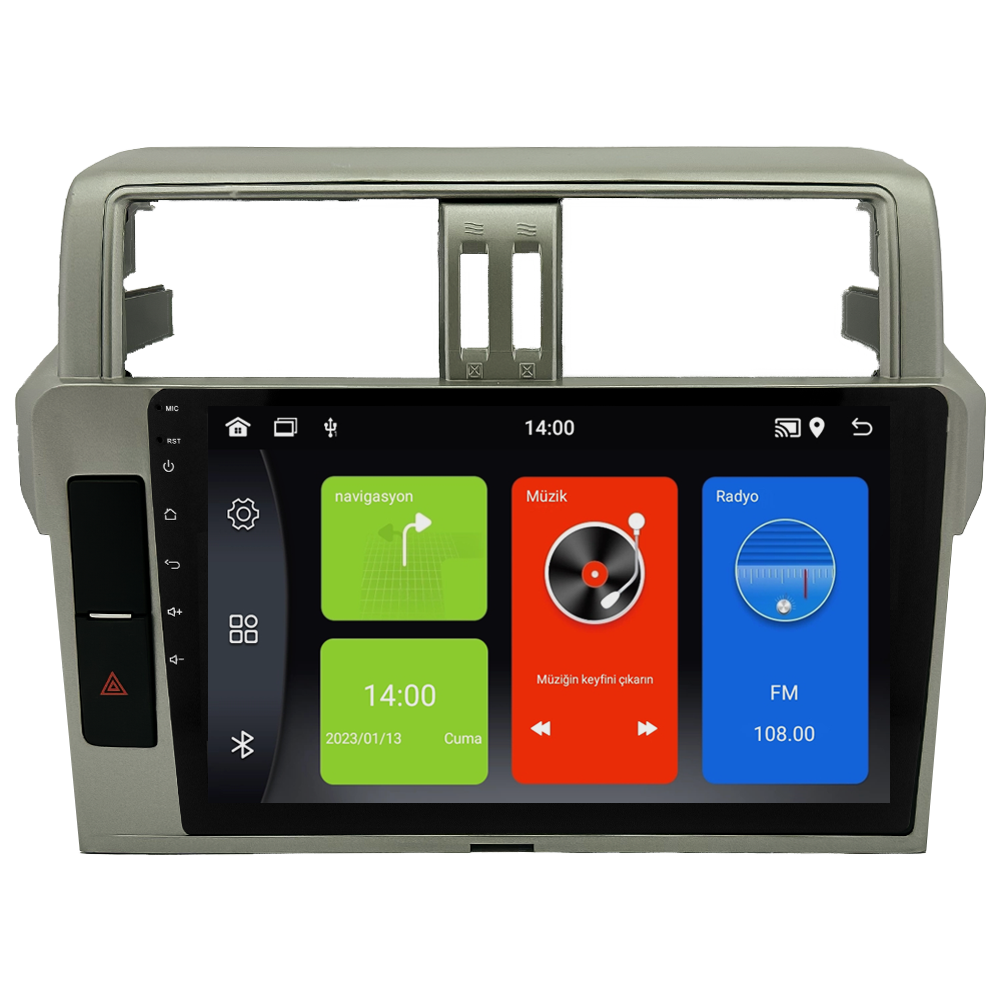 Toyota Prado Android Multimedya Sistemi (2014-2019) CRV-4555XDA