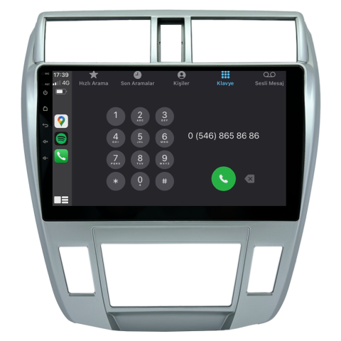 Honda City Android Multimedya Sistemi (2009-2011) CRV-4154XR