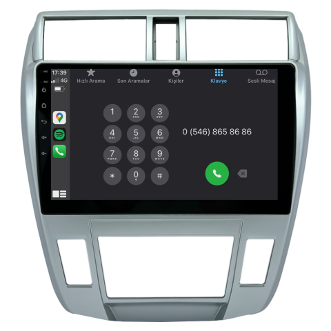 Honda City Android Multimedya Sistemi (2009-2011) CRV-4154XD