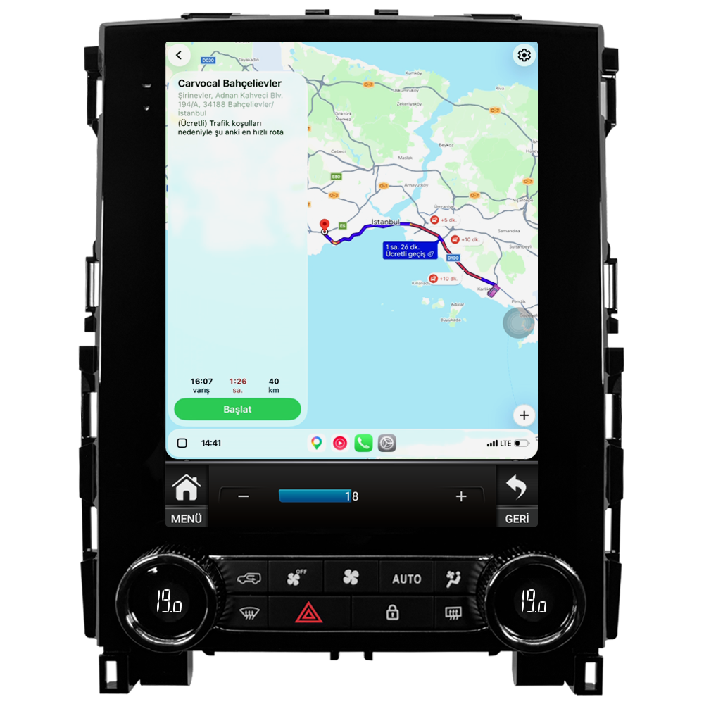 Renault Megane 4 Android Multimedya Sistemi (2016-2024)