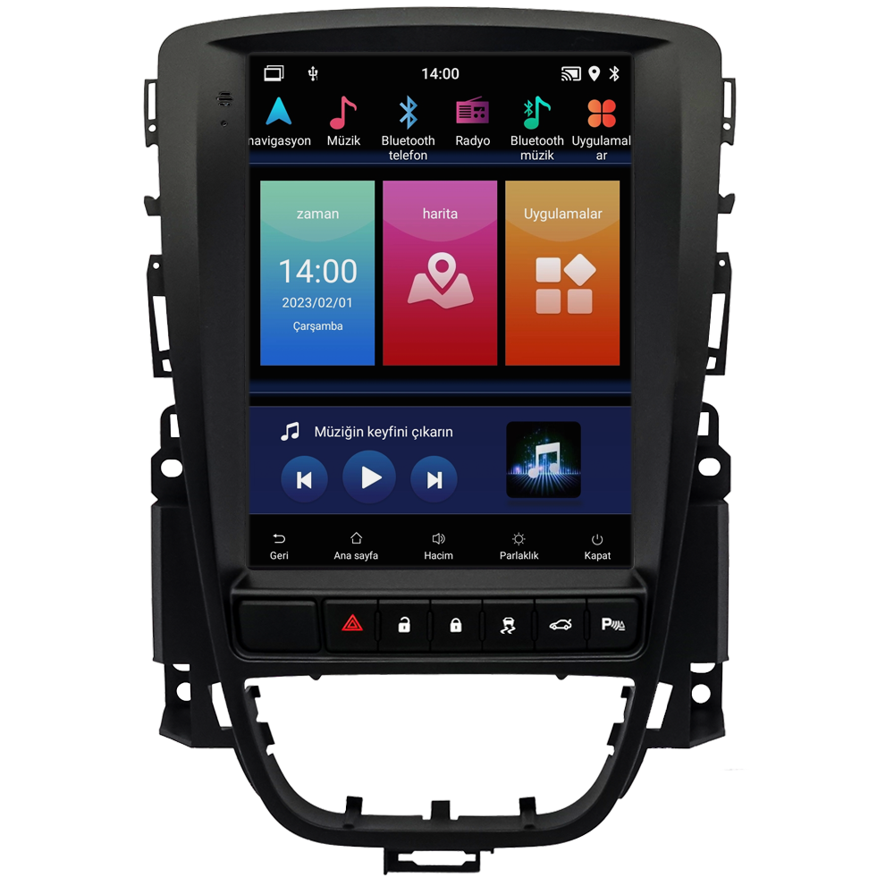 Opel Astra J Android Multimedya Sistemi (2010-2019)