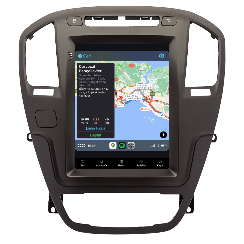 Opel İnsignia Android Multimedya Sistemi (2009-2013) CRV-4404XDT