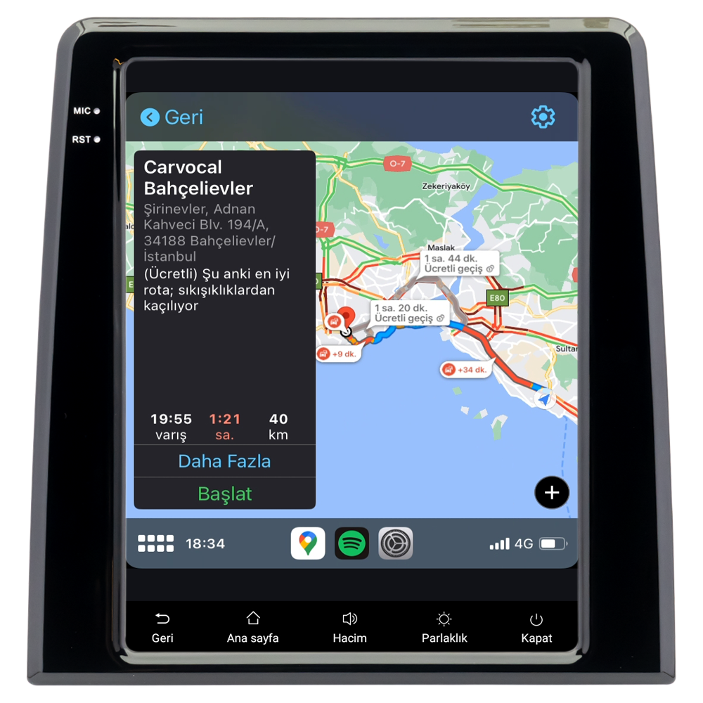 Renault Clio 5 Android Multimedya Sistemi (2020-2023)