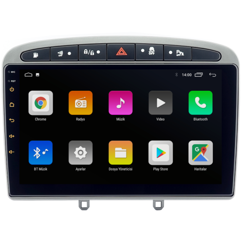Peugeot 308 Android Multimedya Sistemi (2008-2013)
