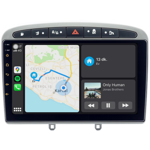 Peugeot 308 Android Multimedya Sistemi (2008-2013)