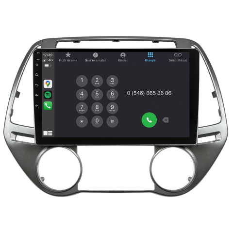 Hyundai I20 Android Multimedya Sistemi (2008-2012) CRV-4285XR