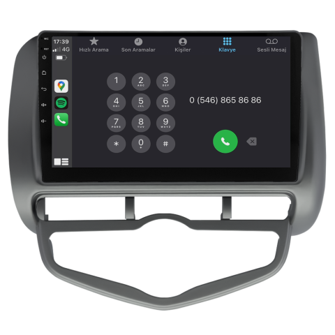 Honda City Android Multimedya Sistemi (2006-2009) CRV-4157X
