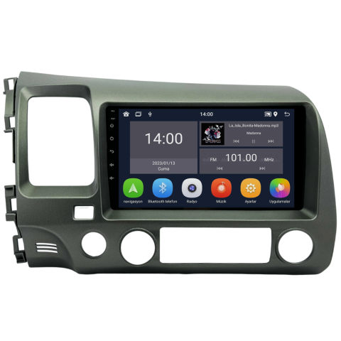 Honda Civic FD6 Android Multimedya Sistemi (2007-2012) CRV-4145XD