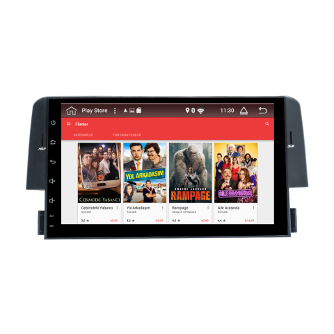 Honda Civic FC5 Android Multimedya Sistemi (2016-2020)