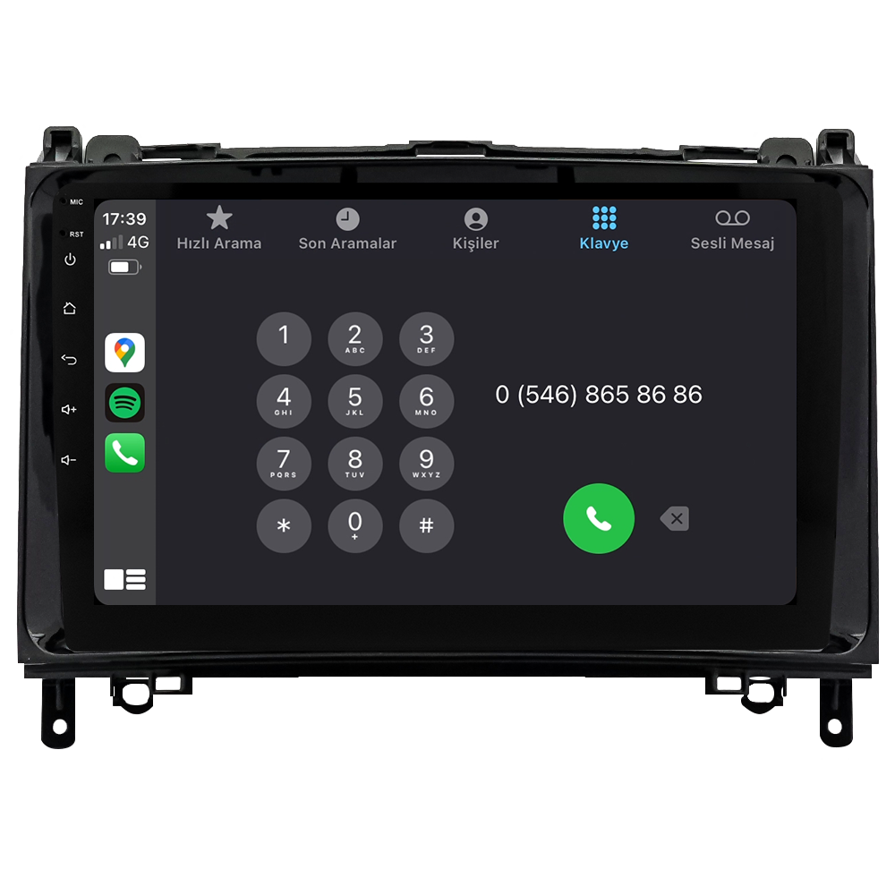 Mercedes B Serisi W245 Android Multimedya Sistemi (2006-2009) CRV-4340XR