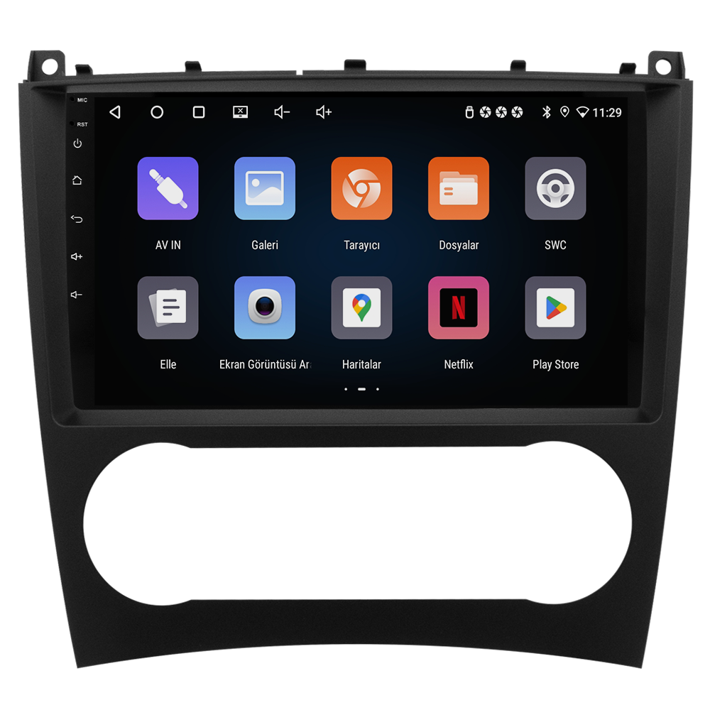 Mercedes C Serisi W203 Android Multimedya Sistemi (2005-2007) CRV-4341XR