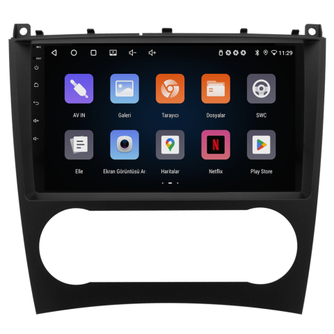 Mercedes C Serisi W203 Android Multimedya Sistemi (2005-2007) CRV-4341XR