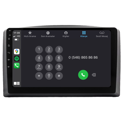 Mercedes Vito Android Multimedya Sistemi (2018-2024) CRV-4344XR