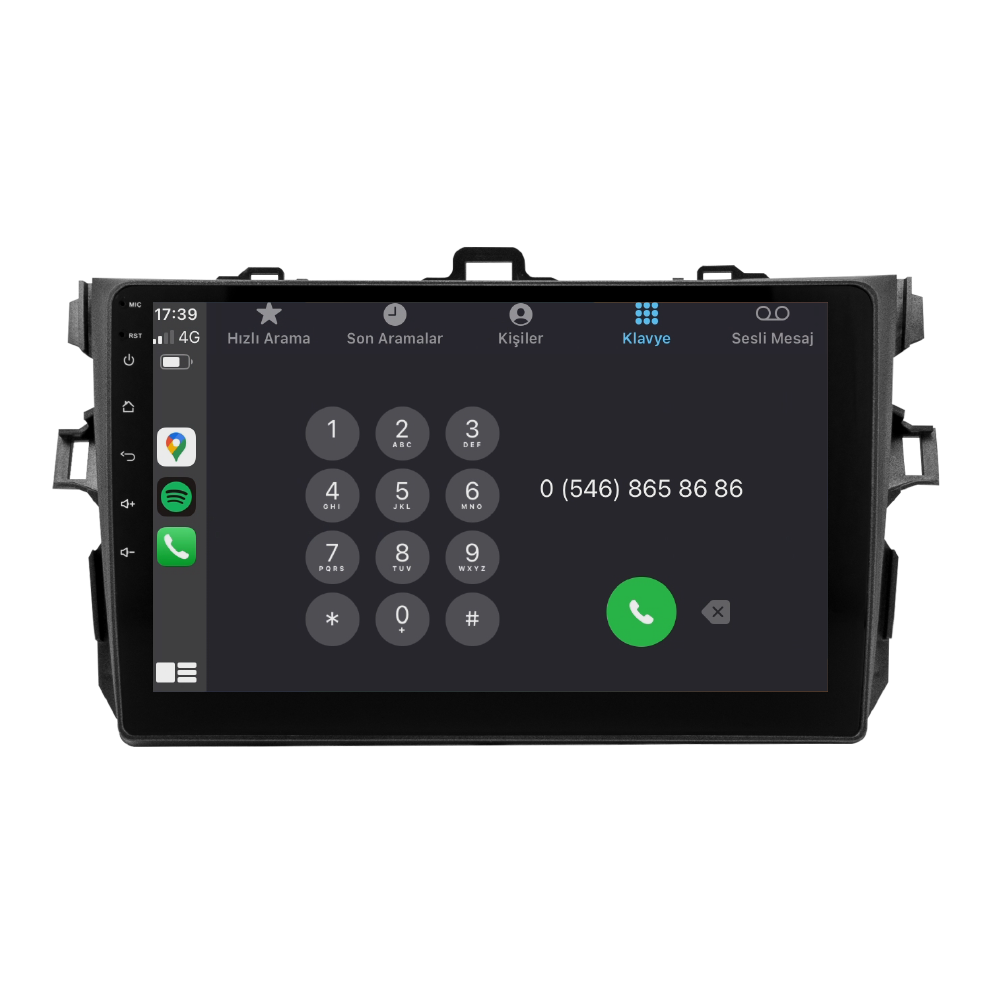 Toyota Corolla Android Multimedya Sistemi (2008-2012) CRV-4543XAA