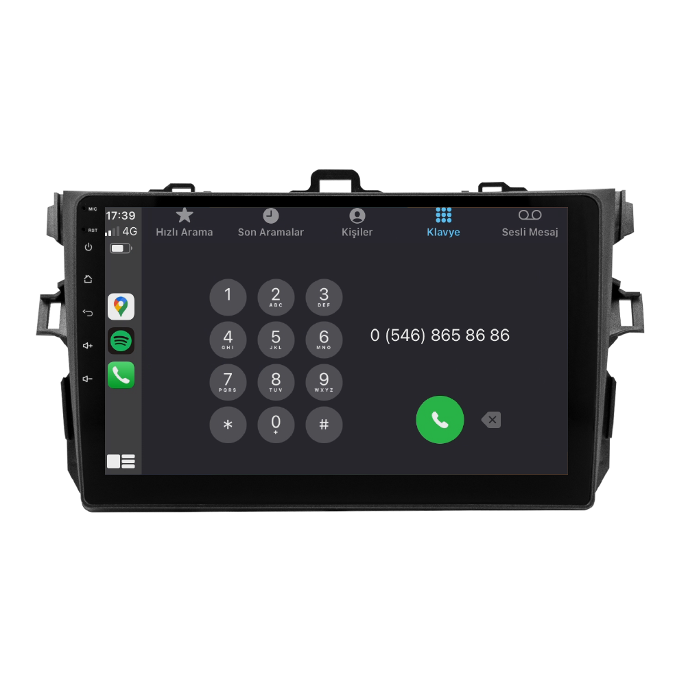 Toyota Corolla Android Multimedya Sistemi (2008-2012) CRV-4543XAA
