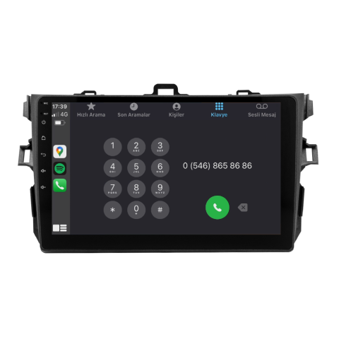 Toyota Corolla Android Multimedya Sistemi (2008-2012) CRV-4543XAA