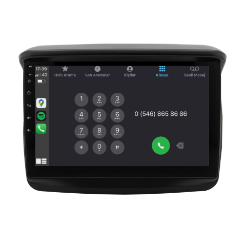 Mitsubishi L200 Android Multimedya Sistemi (2008-2014) CRV-4361XR