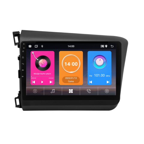 Honda Civic FB7 Android Multimedya Sistemi (2012-2016) CRV-4147XAA