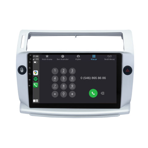 Citroen C4 Android Multimedya Sistemi (2005-2011) CRV-4072XAA