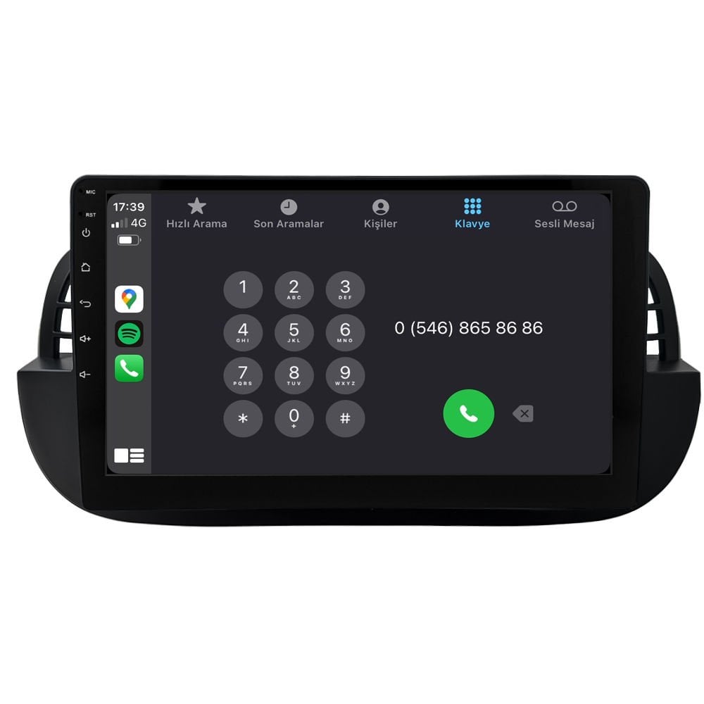 Fiat 500 Multimedya Sistemi (2008-2014) CRV-4652XR