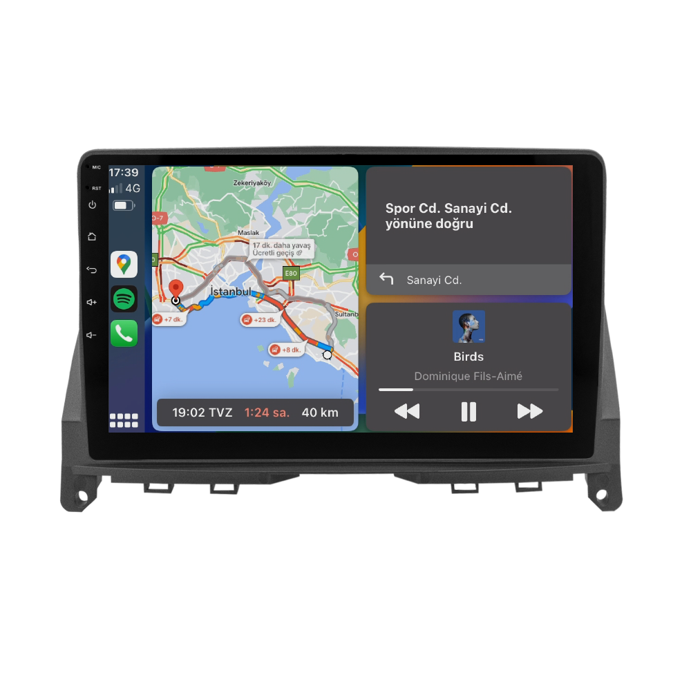 Mercedes C Serisi W204 Android Multimedya Sistemi (2005-2011) CRV-4352XAA