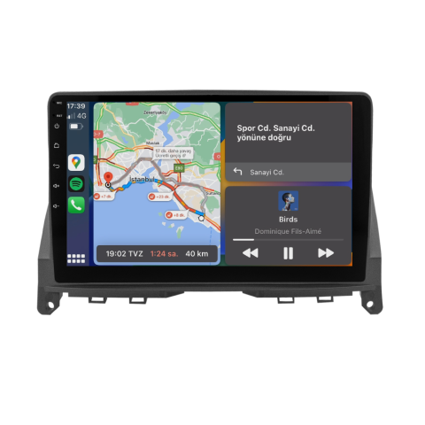 Mercedes C Serisi W204 Android Multimedya Sistemi (2005-2011) CRV-4352XAA
