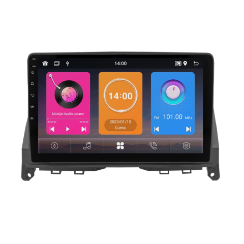Mercedes C Serisi W204 Android Multimedya Sistemi (2005-2011) CRV-4352XAA