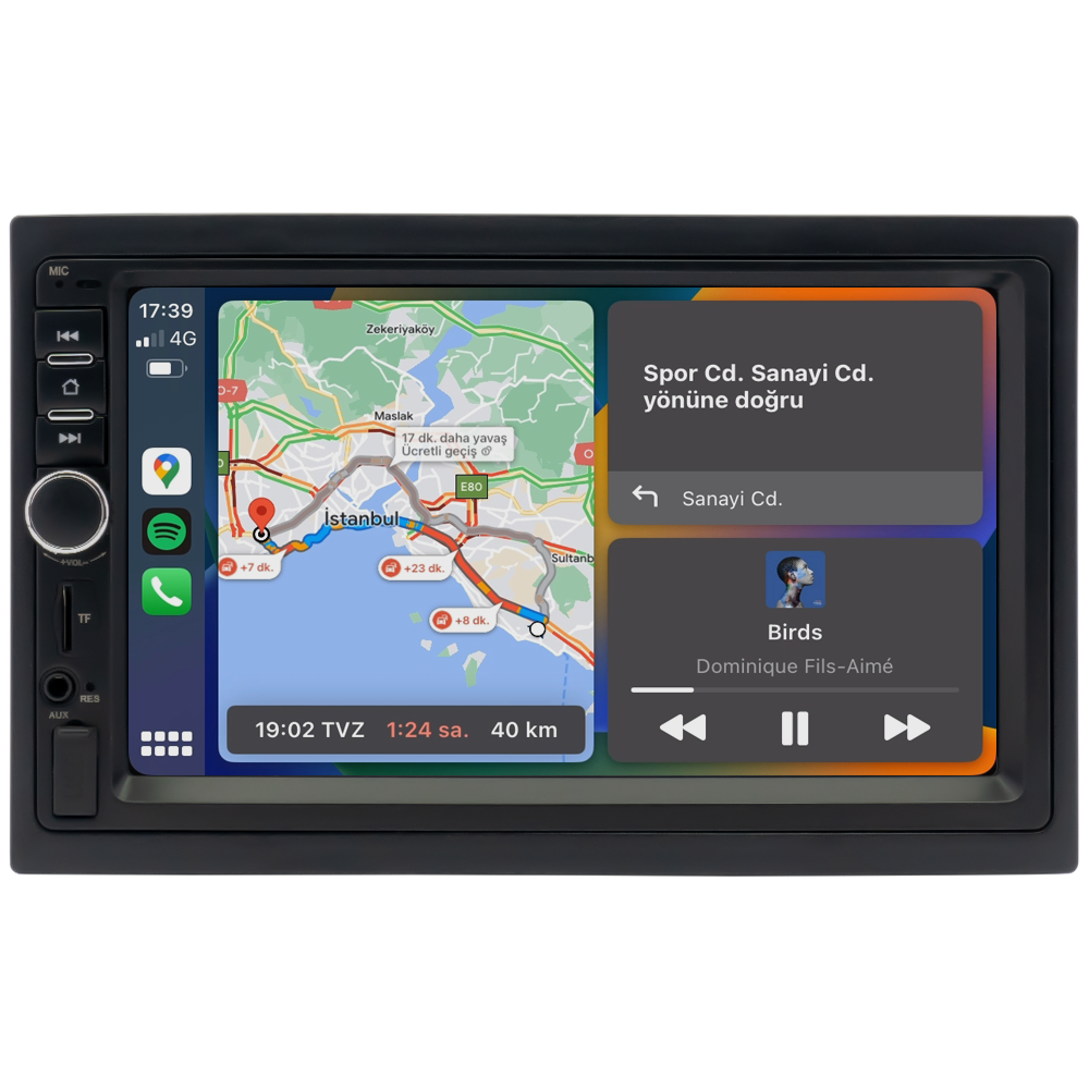 Universal Double Din Android Multimedya Sistemi