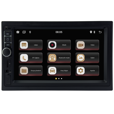 Universal Double Din Android Multimedya Sistemi