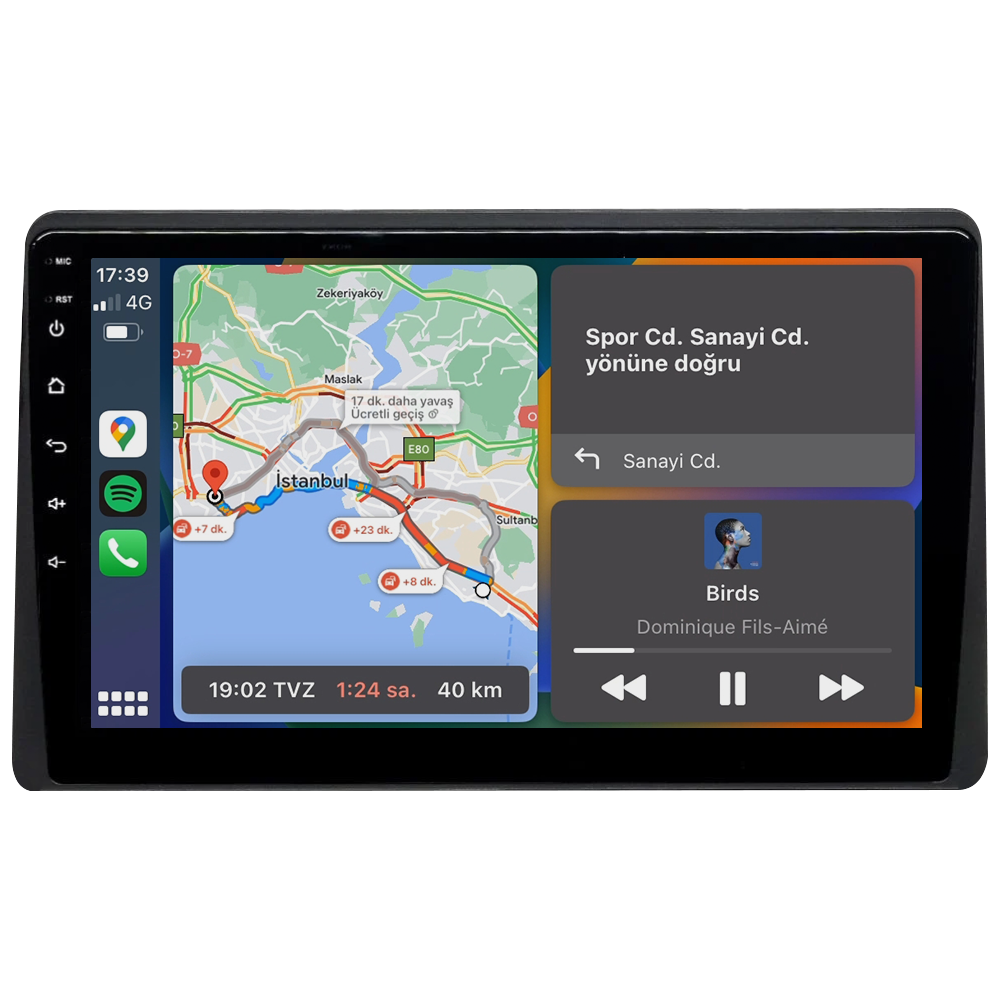 Renault Express Android Multimedya Sistemi (2021-2024) CRV-4610XR
