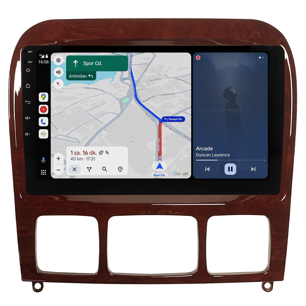 Mercedes S Class W220 Android Multimedya Sistemi (1999-2005) CRV4346XP